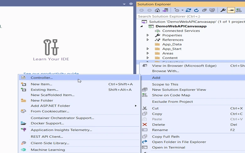 Web API Using Power Apps Custom Connector
