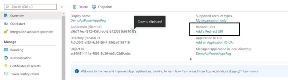 Web API Using Power Apps Custom Connector