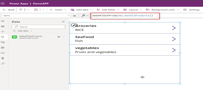 Web API Using Power Apps Custom Connector