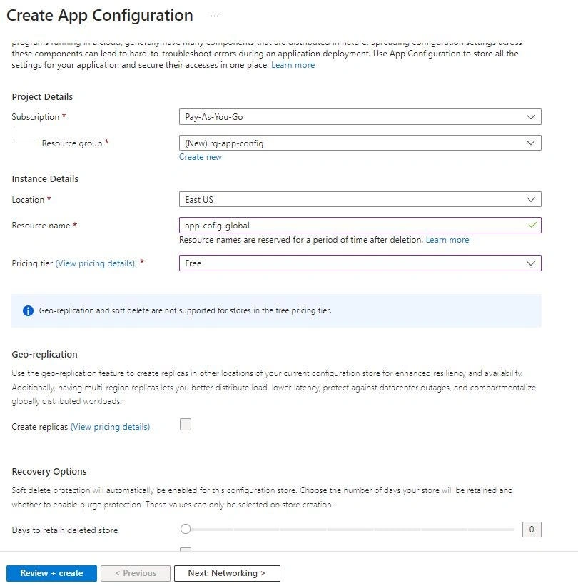 Azure App Configuration
