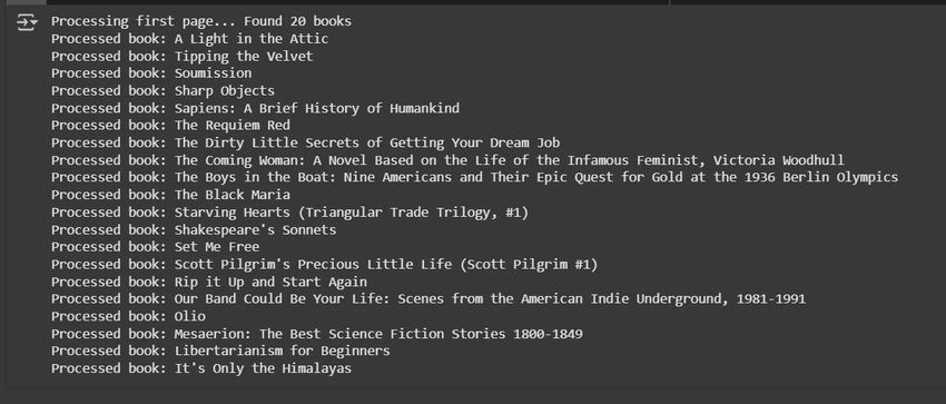 Web Scraping Books Data Using Python
