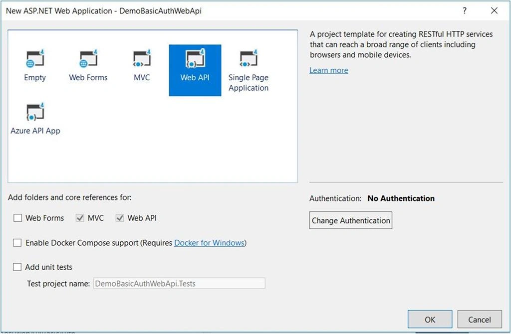 WebAPI 2.0 Basic Auth