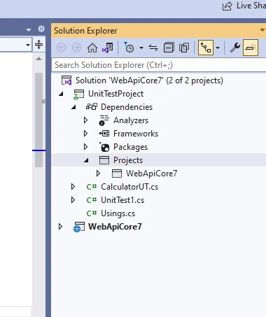 WebAPI Unit Testing with MSTest Project in .Net 7