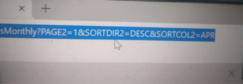 Sorting URL