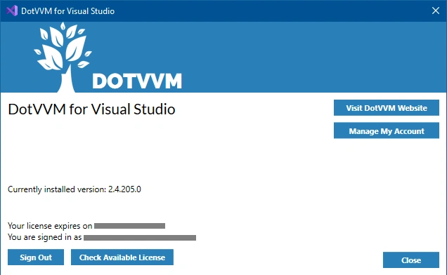 Website For Data Reporting With DotVVM Business Pack