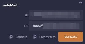 Safe Mint Transaction