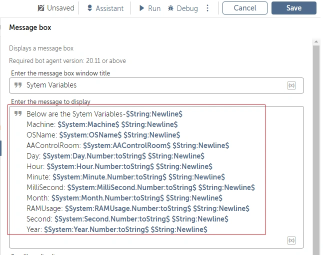 What Are System Variables In Automation Anywhere