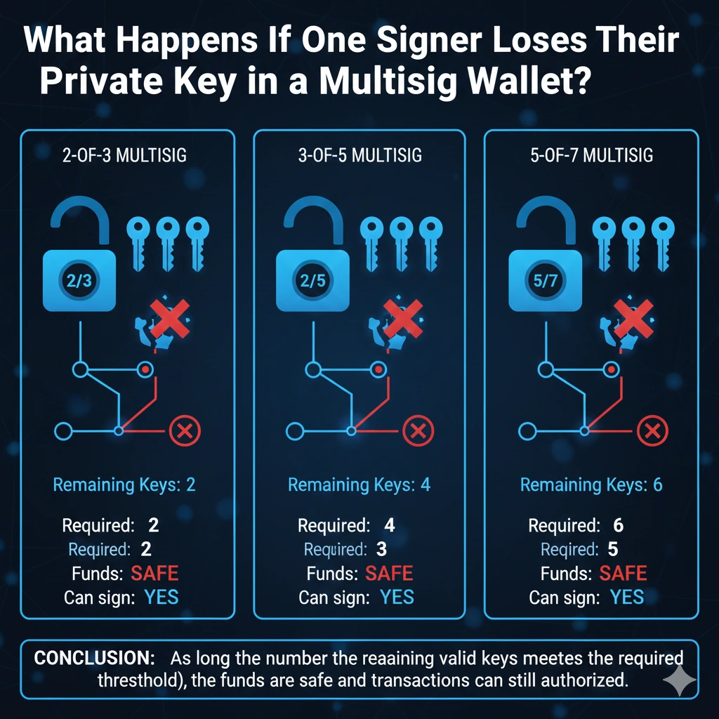 What Happens If One Signer Loses Their Private Key