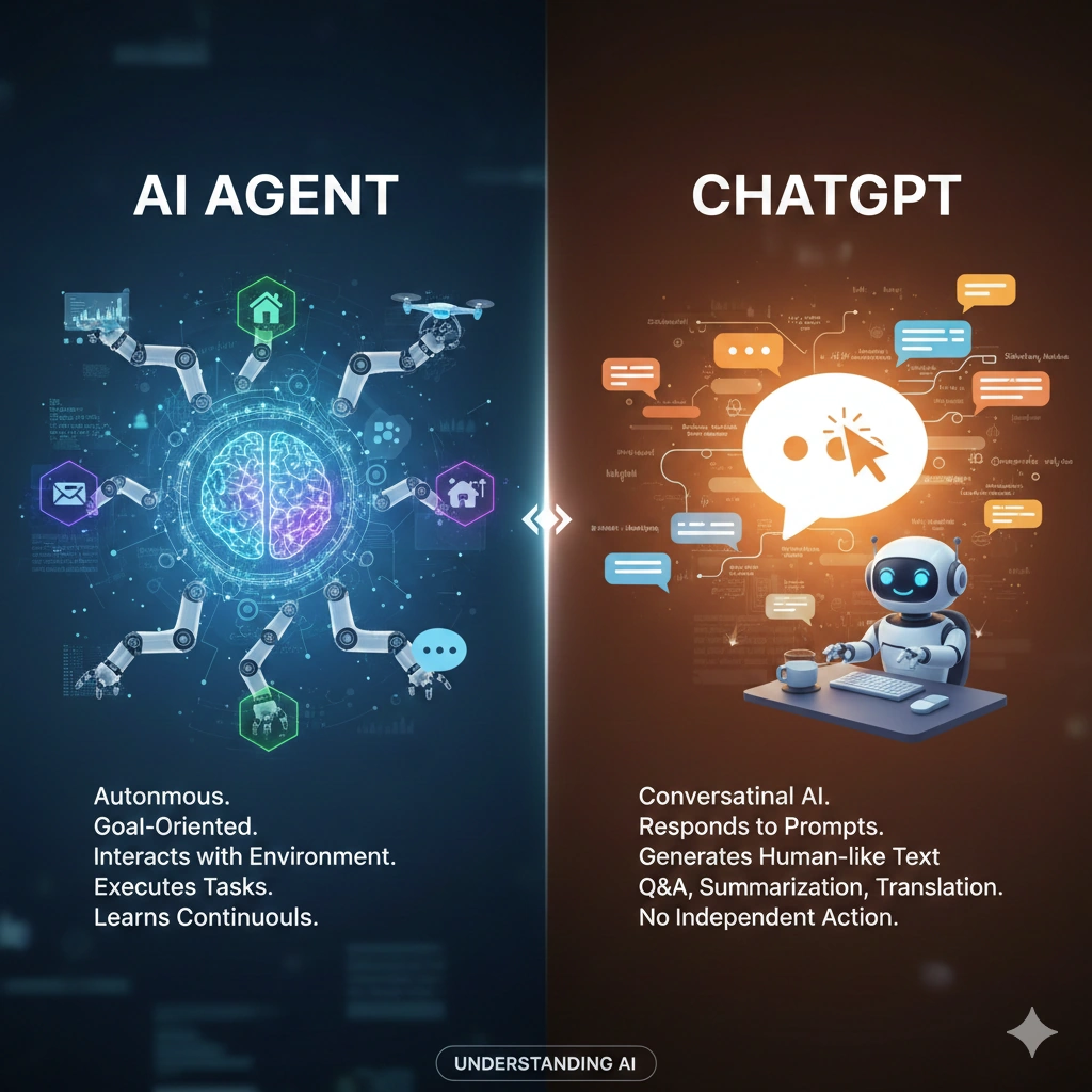 AI Agent vs ChatGPT