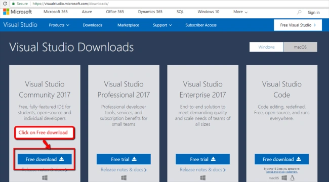 ASP.NET Core Download