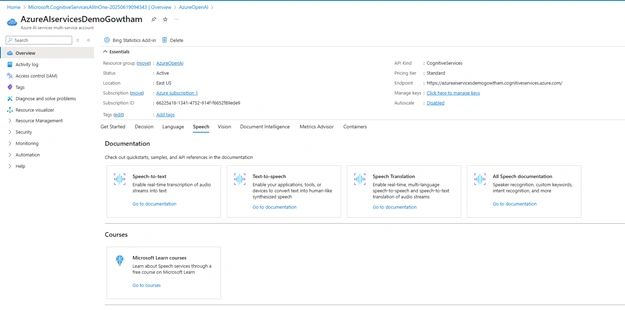Azure AI Speech