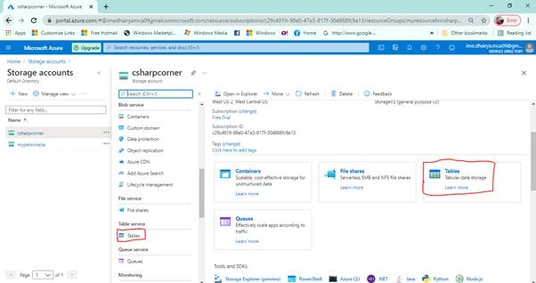 What Is Azure Table Storage