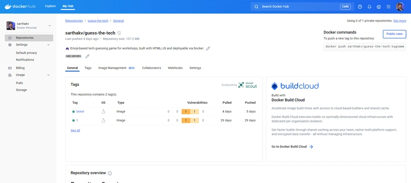 Docker Hub Scanning
