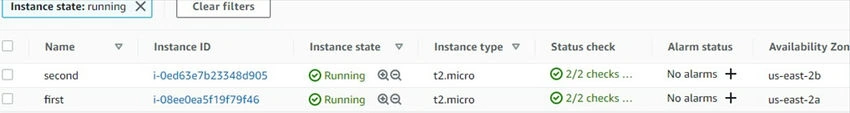 Create two Ec2