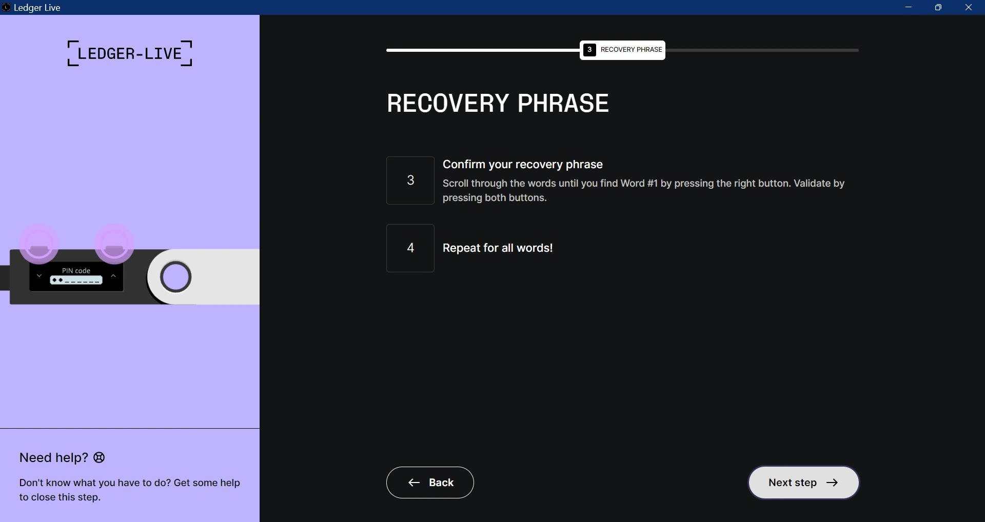 Ledger Nano Recovery Phrase