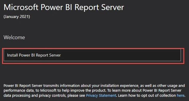 Install Power BI