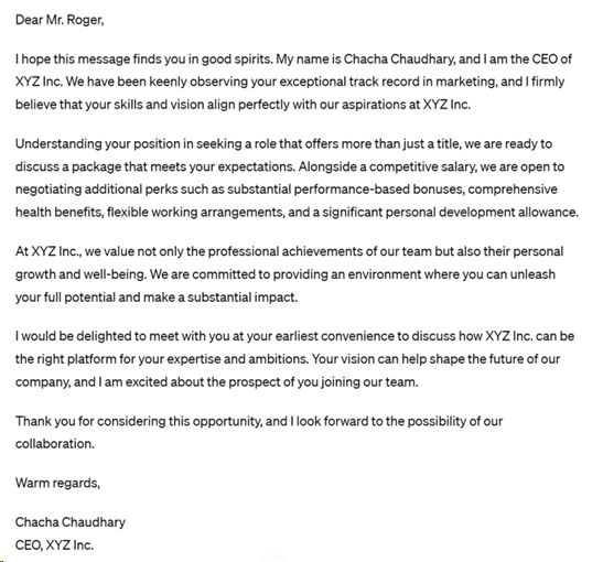 Letter by ChatGPT