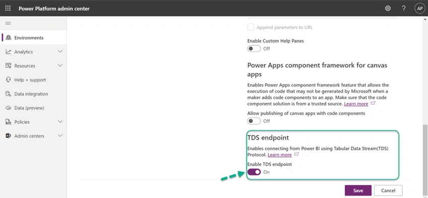 What is TDS and how to enable TDS in Dynamics 365 CE online