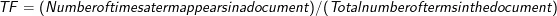 formula