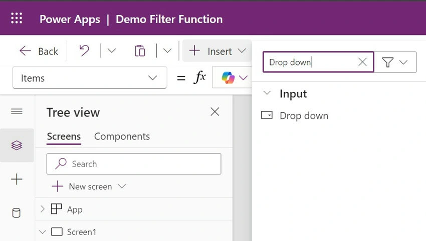Dropdown Control