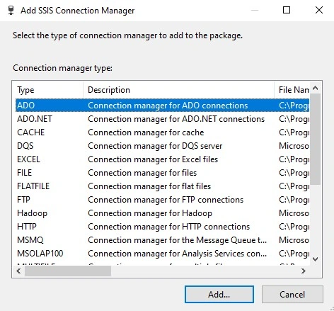 Connection Manager
