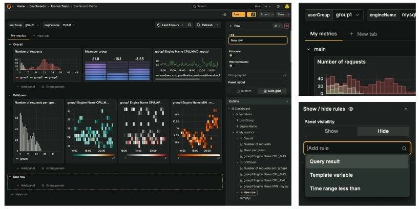 Dynamic Dashboards and Improved UI