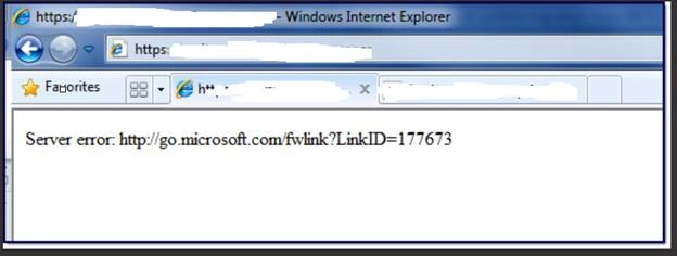 When Do We Get Server Error From SharePoint Sites