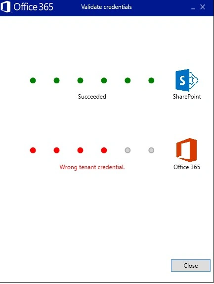 When Do We Get Wrong Tenant Credential Error Even Though We Pass The Correct Credential