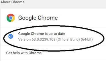 Our CHROME version