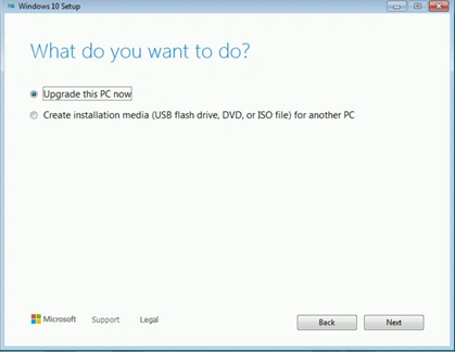Windows 10 Upgrade