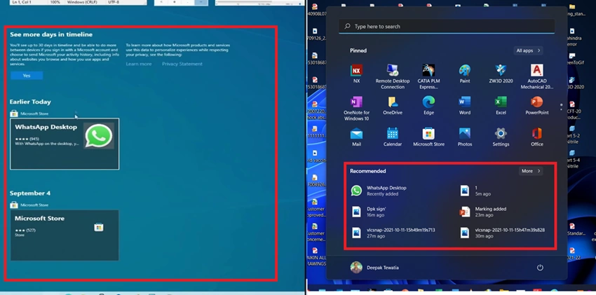 Windows 10 vs Windows 11