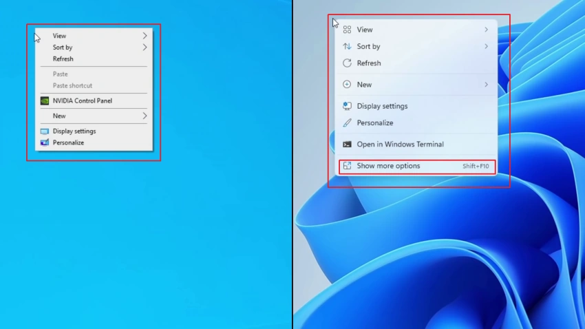 Windows 10 vs Windows 11