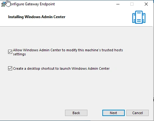 Windows Admin Center