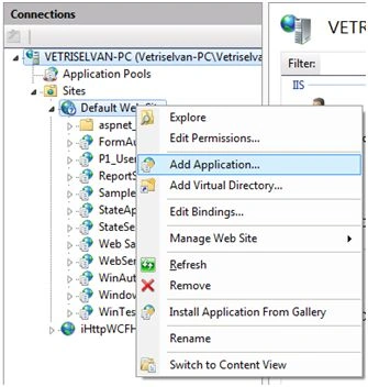add application