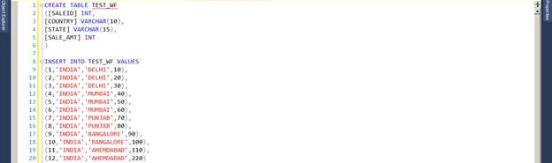Windows Function - FIRST_VALUE And LAST_VALUE