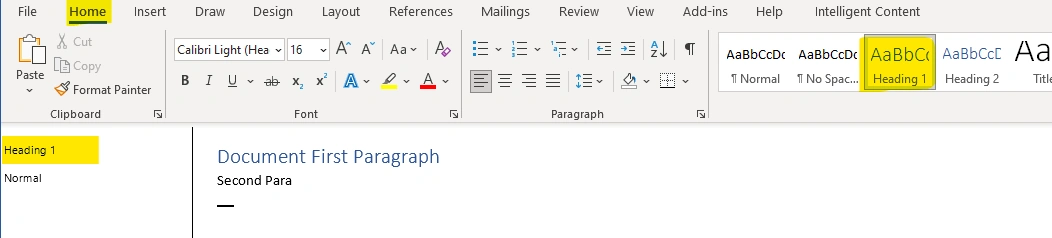 Microsoft Word Content Using VSTO Add-In