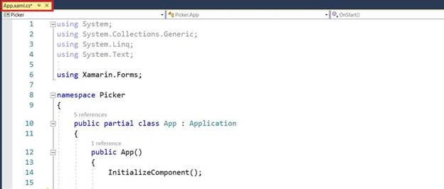 Picker Working Arithmetic Operators Android UWP Using Xamarin.Forms