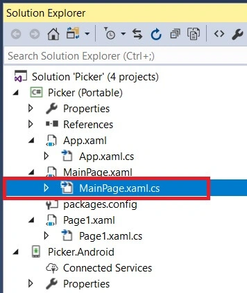 Picker Working Arithmetic Operators Android UWP Using Xamarin.Forms