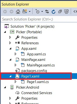 Picker Working Arithmetic Operators Android UWP Using Xamarin.Forms