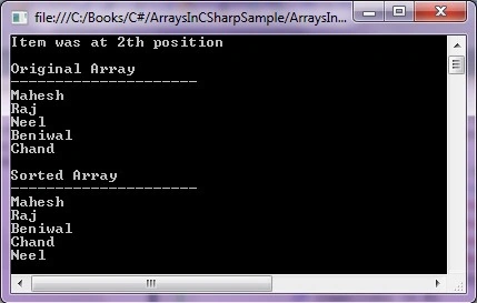 Arrays