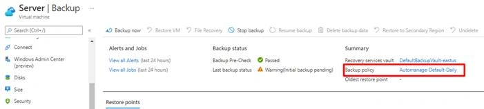 Working with Azure Automanage