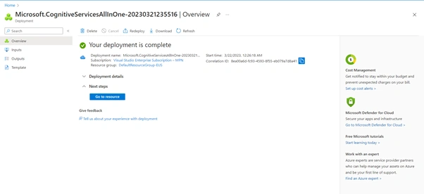 Working with Azure Cognitive Search Service Using Azure Cloud Portal