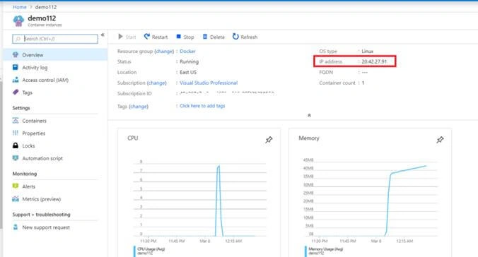 Azure Container Instances