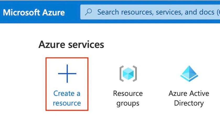 Create a resource