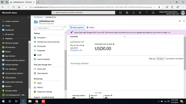 Azure Data Lake Store