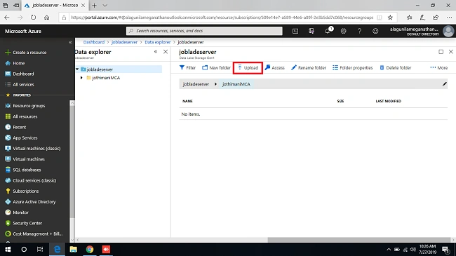 Azure Data Lake Store