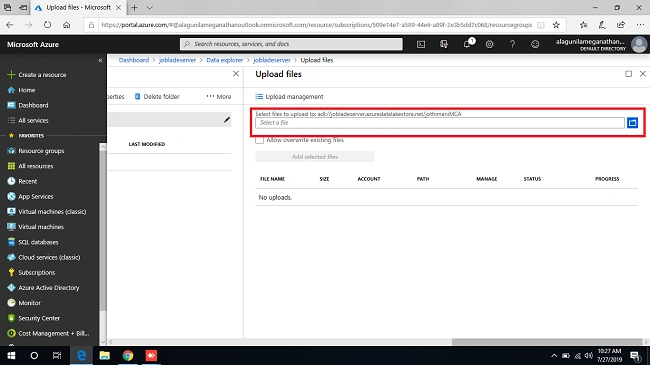 Azure Data Lake Store