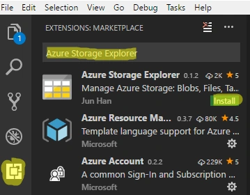 Azure Storage Explorer