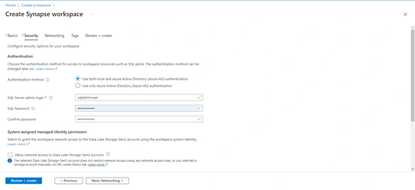 Working With Azure Synapse Analytics Service Using Azure Cloud Portal