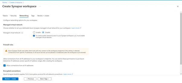 Working With Azure Synapse Analytics Service Using Azure Cloud Portal